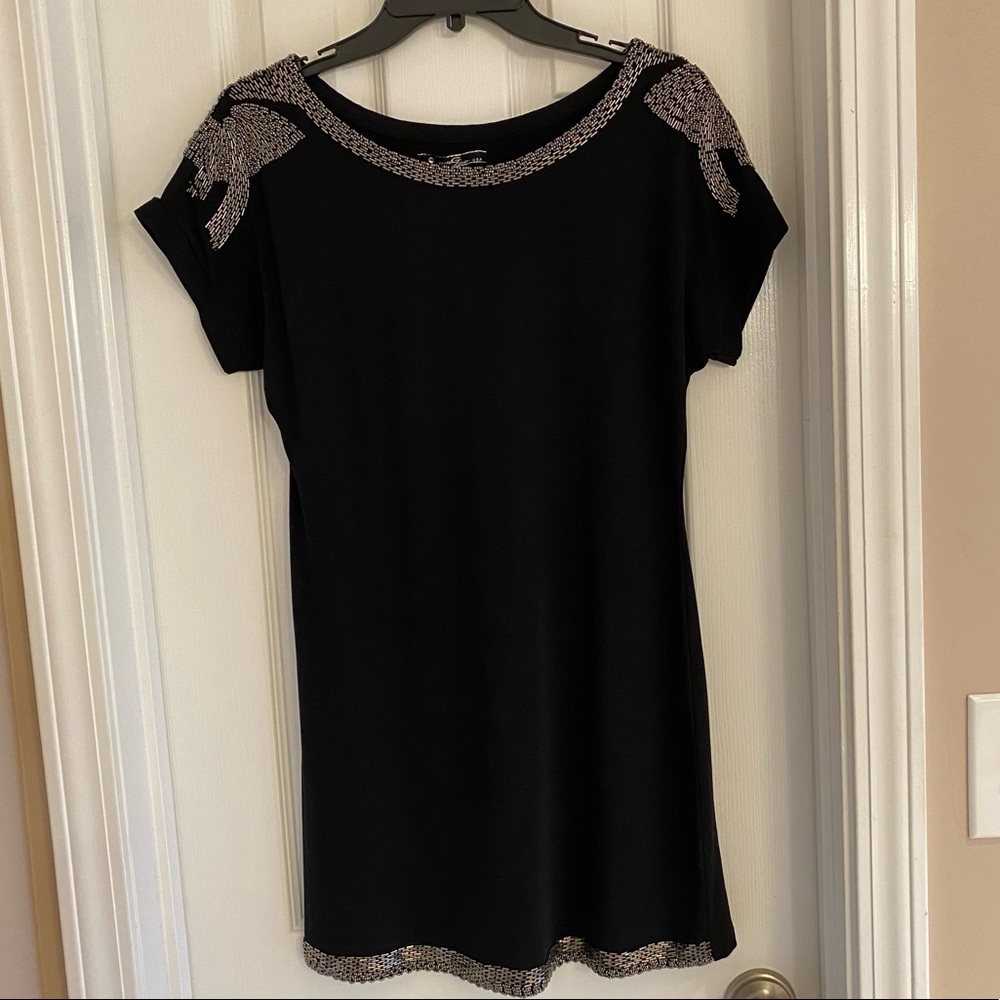 UmGee Black Sequined Cocktail Dress, medium